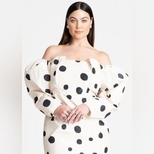 Eloquii dress polka dots